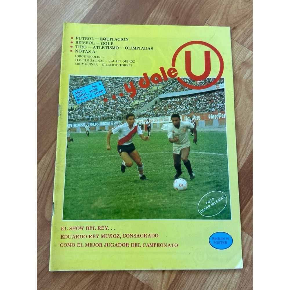 Vintage Y Dale‎ U Magazine Abril 1986